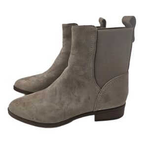 Splendid Alinda Leather Ankle Boot Women Ermine Size 8 Leather Pull Stacked Heel